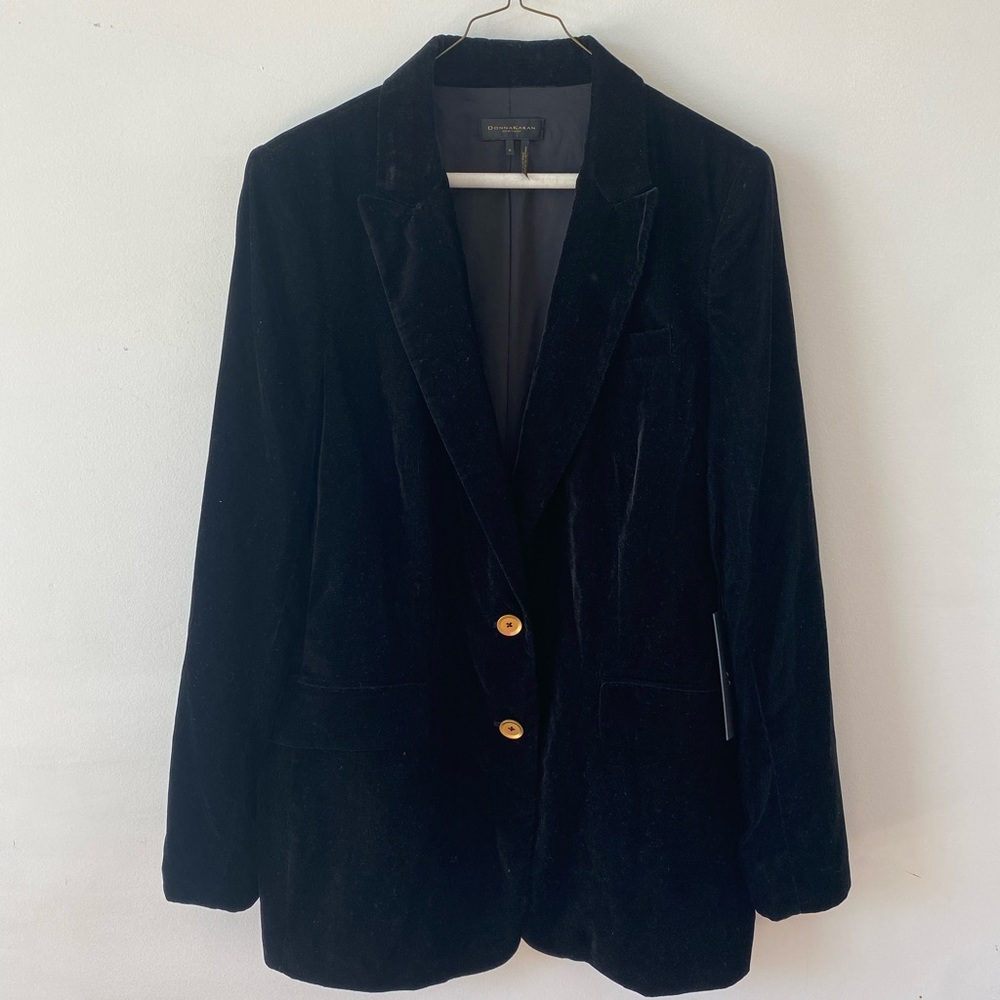 Velvet Smoking Jacket (NWT) - Donna Karan